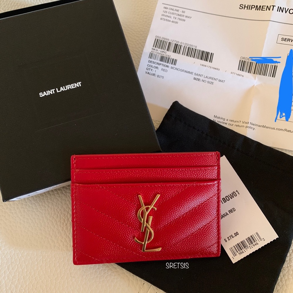 YSL card holder /SLG ❌SOLD❌ - Picture 1 of 7